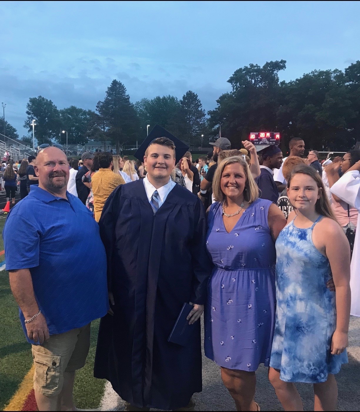My family and I after my graduation